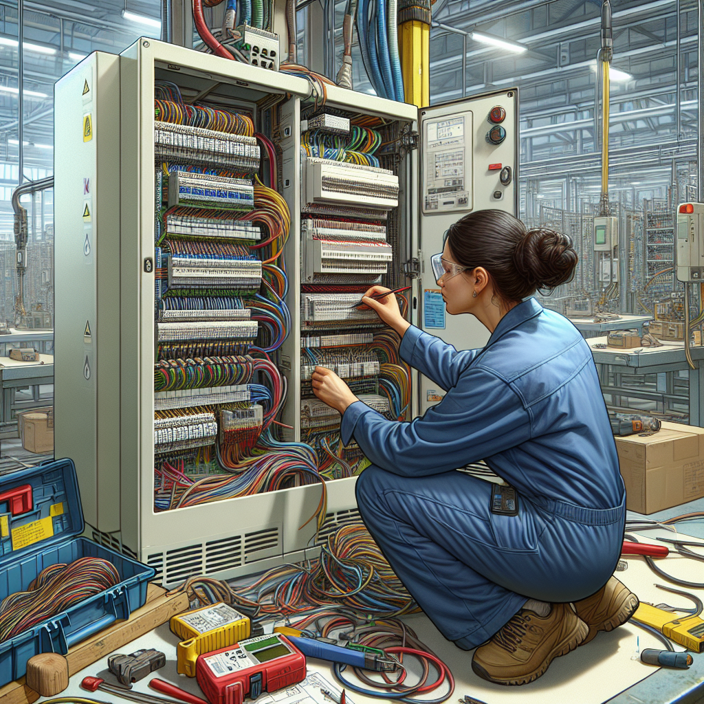 PLC wiring - practical illustration and example